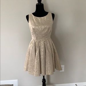 Lauren Conrad Sparkling Champagne Dress